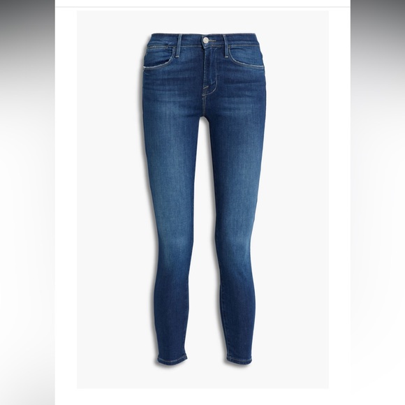 Frame Denim Le High Skinny Crop Jeans, Size 28, Color Dame - Picture 10 of 10